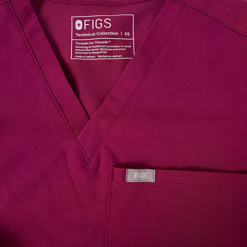 Figs set. Magenta